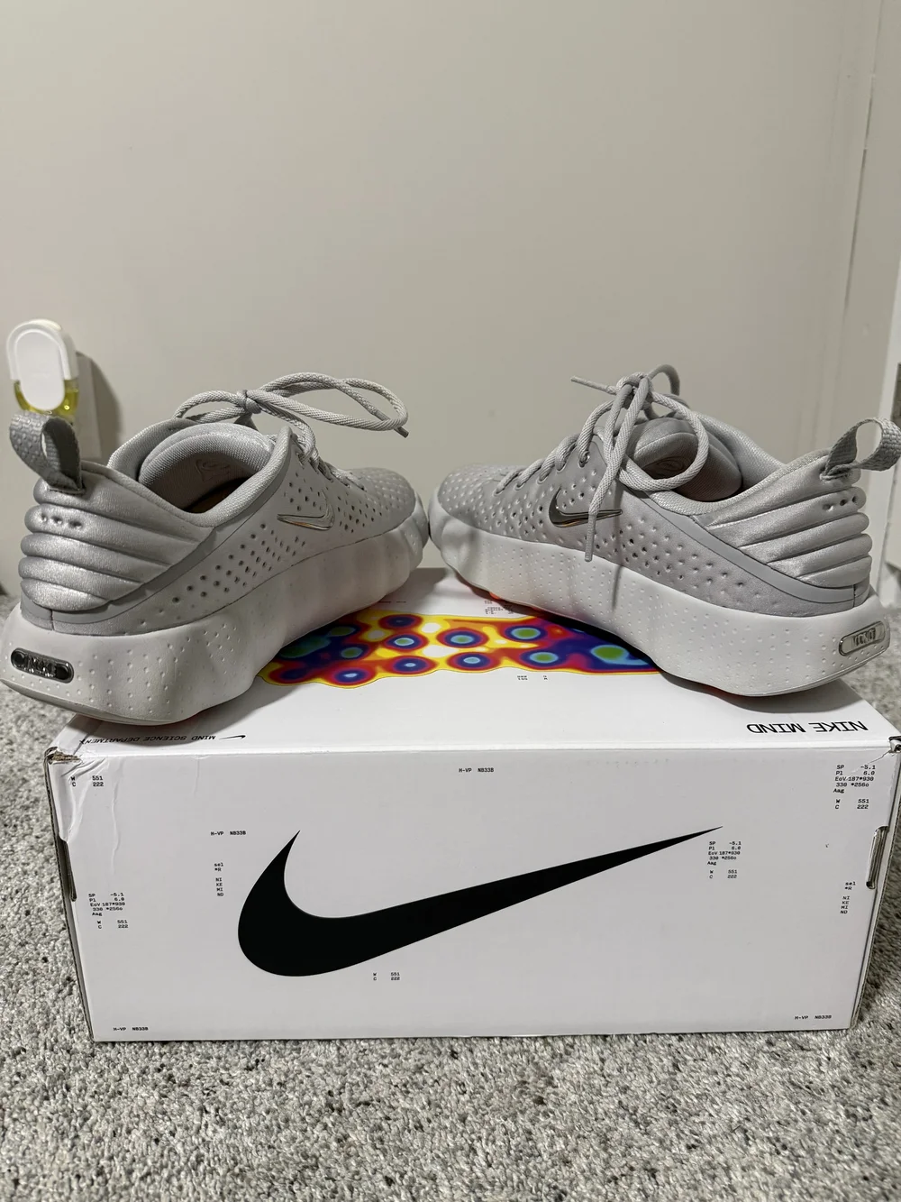 Nike Mind 002 Light Gray Like New